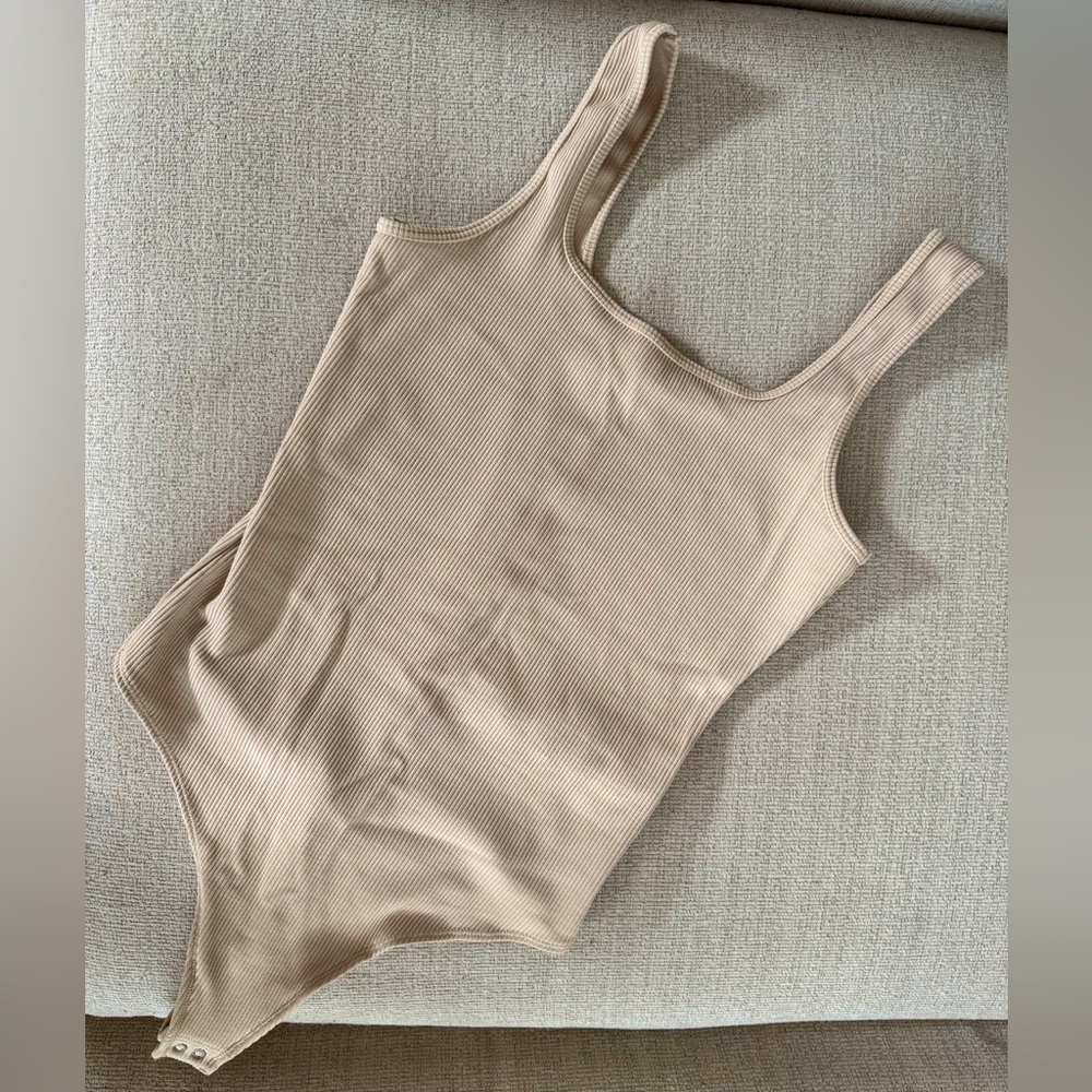 Abercrombie and Fitch Ribbed Seamless Tank Bodysuit